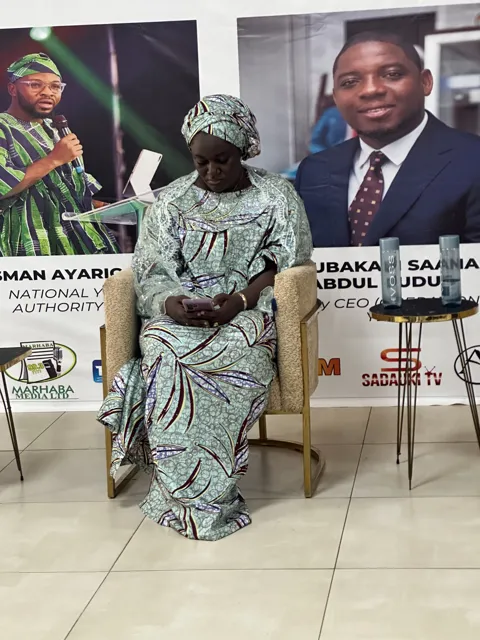A quiet moment during the programme